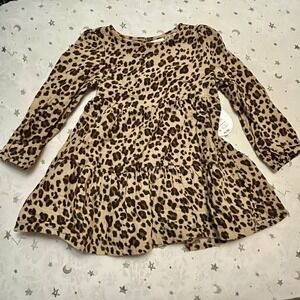 Toddler Girls 18 month Wonder Nation Cheetah Print Dress NWT